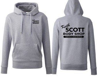 Sudadera con capucha del programa de televisión Keith Scott: estilo retro vintage
