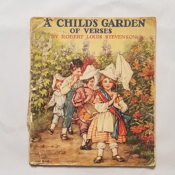 Vintage Children's Book "A Child's Garden of Verses" by Robert L. Stevenson