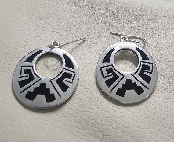 Sterling Silver Vintage Earrings - image 1