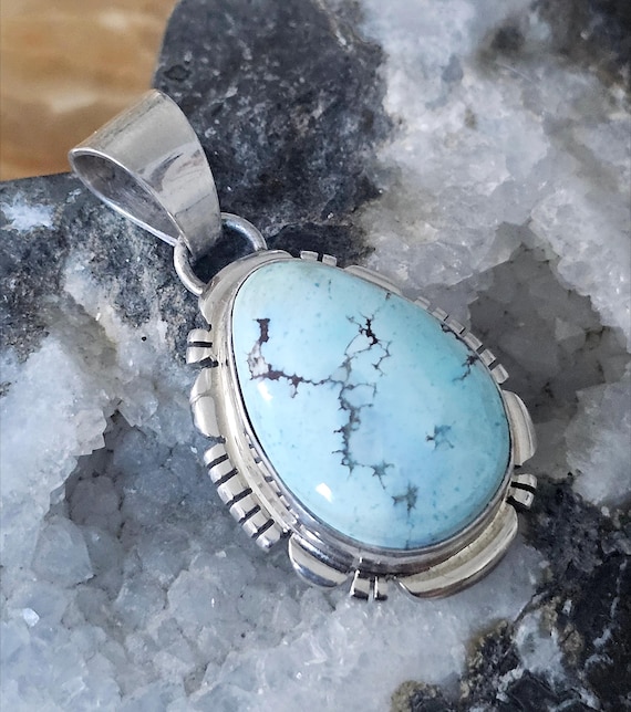 Golden Hills Turquoise Pendant by Thomas Francisco