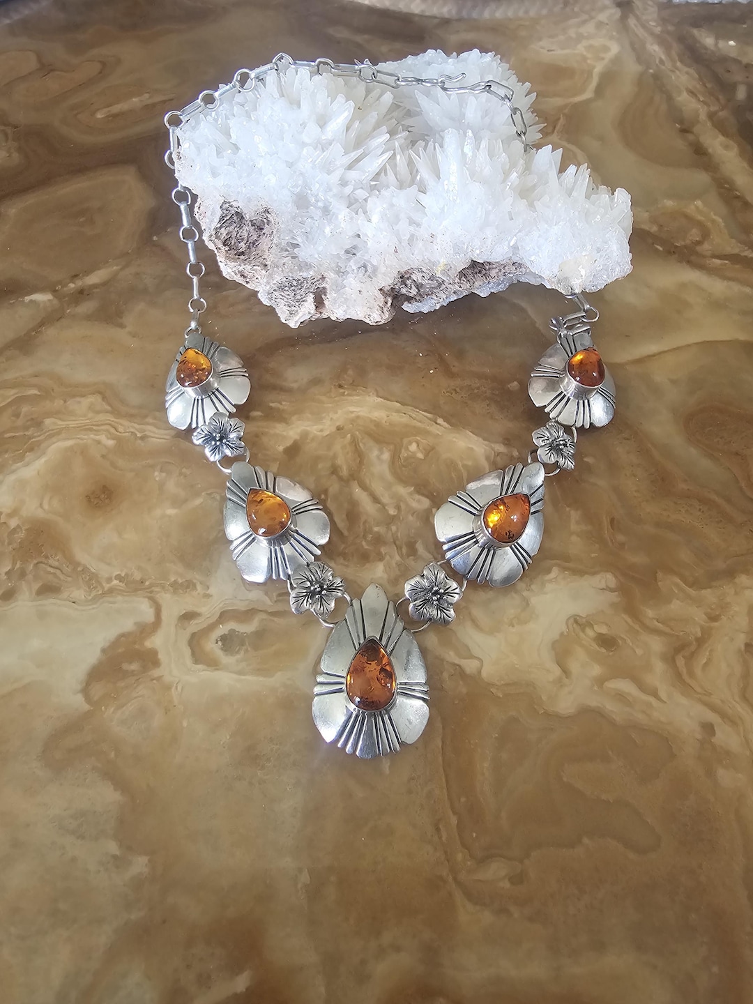 Lariat Necklace (Amber) main image 1