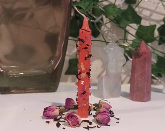 Self Love Spell Candle - Taper spell candle - Tea light spell candle
