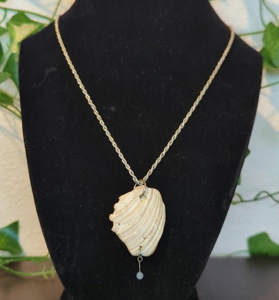 Jade Shell Pendant Blue Jade Necklace Shell Jewelry Pendants Etsy