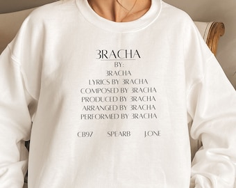 3RACHA Sweatshirt, Stray Kids Sweatshirt, Kpop Sweatshirt, Kpop Shirt, Kpop Crewneck, Stray Kids Merch, Kpop Merch