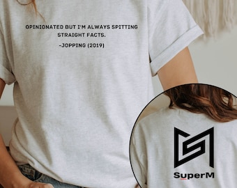 Super M Shirt, Super M Tshirt, Jopping Shirt, Kpop Shirt, Kpop Merch, Kpop Longsleeve, Super M Merch, NCT, Wayv, EXO, Shinee, Kpop Tee