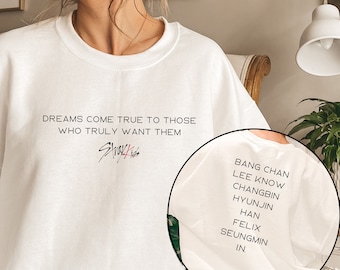 Stray Kids Sweatshirt, Kpop Sweatshirt, Kpop Crewneck, Stray Kids Merch, Kpop Merch, Stray Kids The View, Skz Sweatshirt