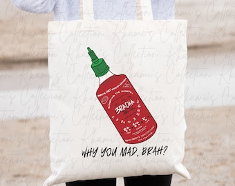 3Racha Tote, Why You Mad Brah, Stray Kids Tote, Stray Kids Merch, Kpop Merch, Stray Kids Tote Bag, SKZ Tote Bag, SKZ merch, Kpop Gift