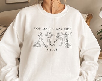 Stray Kids Sweatshirt, Kpop Sweatshirt, Stray Kids Crewneck, Stray Kids Shirt, Kpop Shirt, Kpop Merch, Stray Kids Merch, Skz Shirt