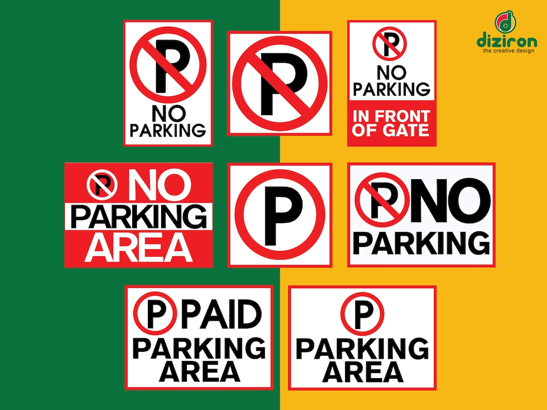 No Parking Sign Board Printable A4 Size Pdf, No Parking Road Sign