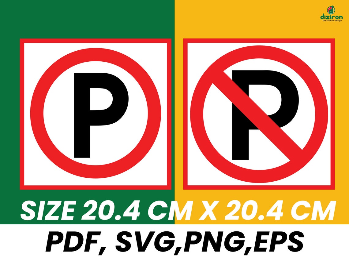 No Parking Sign Board Printable A4 Size Pdf, No Parking Road Sign, Instant Download. - Etsy