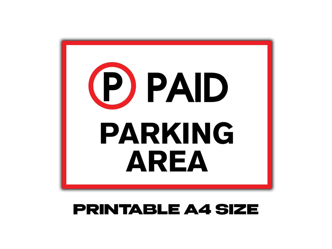 No Parking Sign Board Printable A4 Size Pdf, No Parking Road Sign ...