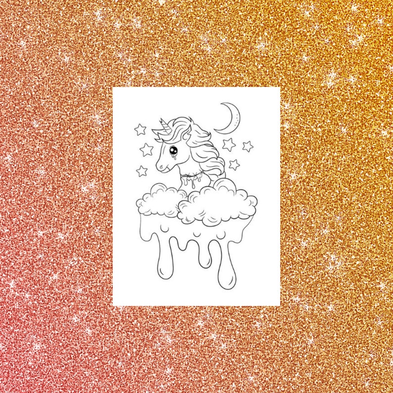 Pastel Goth Coloring Page Cute Creepy Kawaii Coloring Sheet Etsy