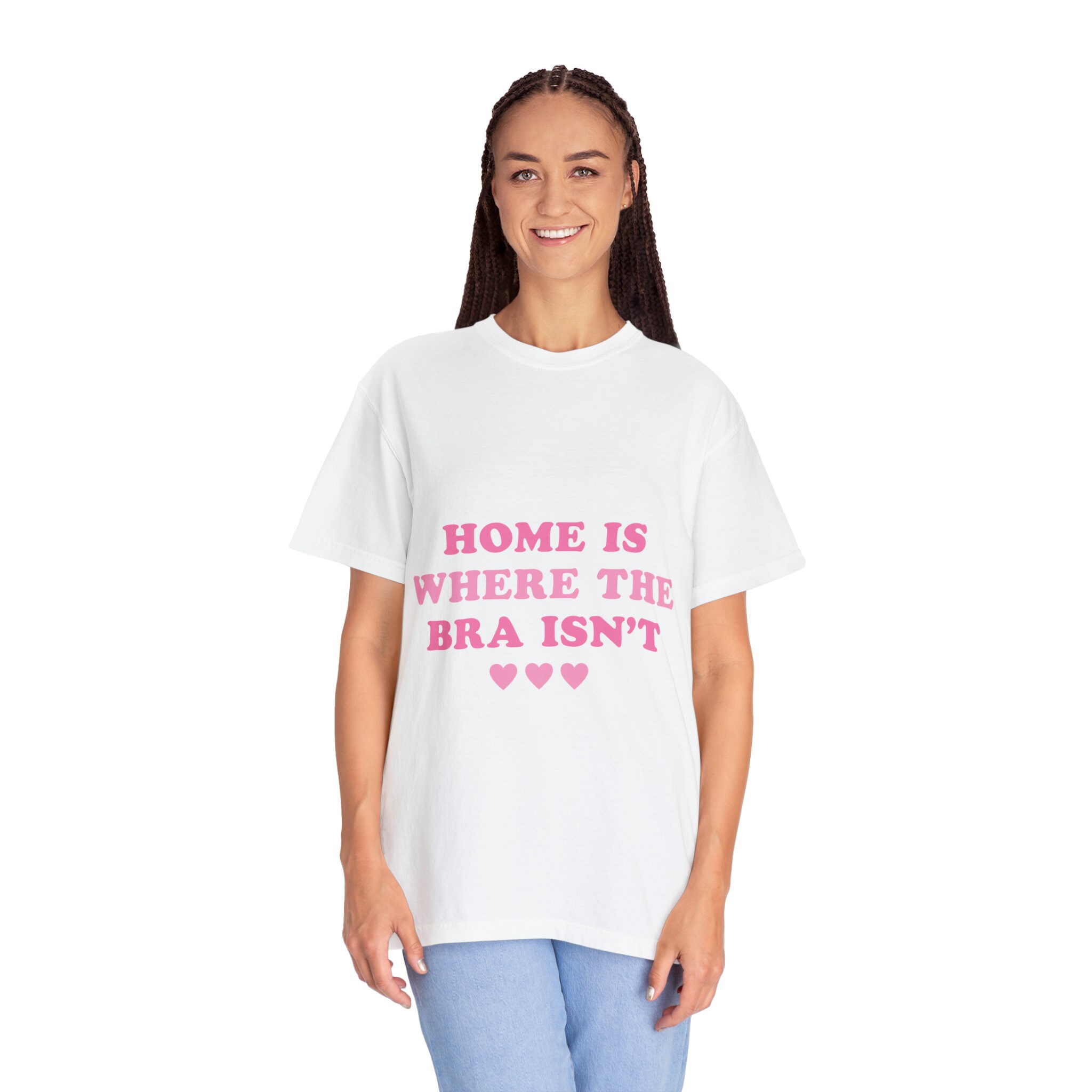 No Bra T-shirts Funny T Shirts for Women Instagram Shirts for Teens With  Sayings Graphic Tee Womens Tshirts 