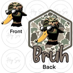 Mallard duck camouflage bruh sublimation design, png digital download, cute, trendy, boy tshirt design, duck png, boy sublimation, southern