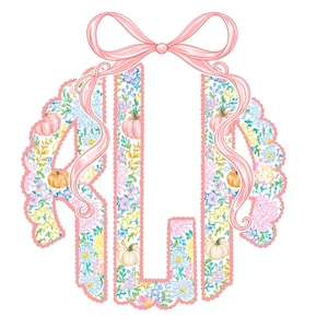 Cute, trendy, pumpkin ,fall, personalized, monogram digital download, png