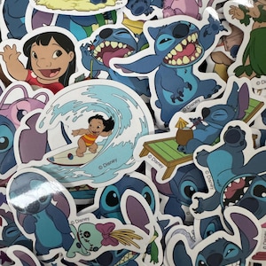 cartoon character stitch lucky dip sticker packs