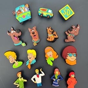 Cartoon character shoe charms Scooby
