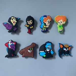 Shoe clog charms Hotel Transylvania characters vampire mummy bat