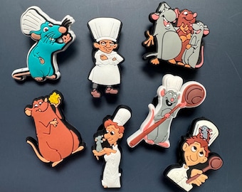 Ratatouille character shoe charms