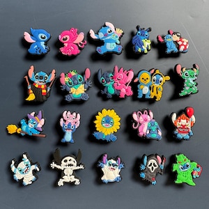 Stitch shoe charms  lilo stitch angel characters