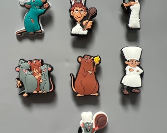 Ratatouille character shoe charms