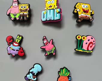 SpongeBob croc charms