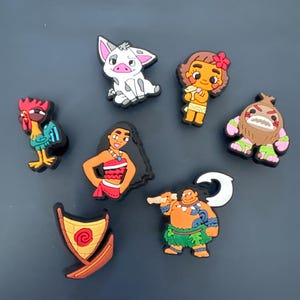 Cartoon film character shoe charms Moana
