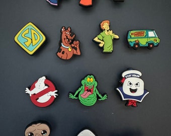 Film cartoon croc- aholic shoe charms scooby doo ghostbusters