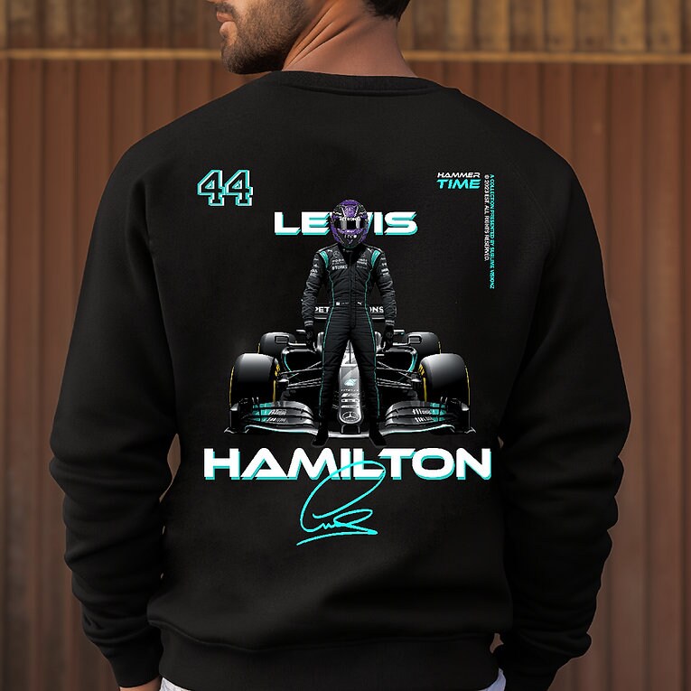 Lewis hamilton check hoodie shirt 2025
