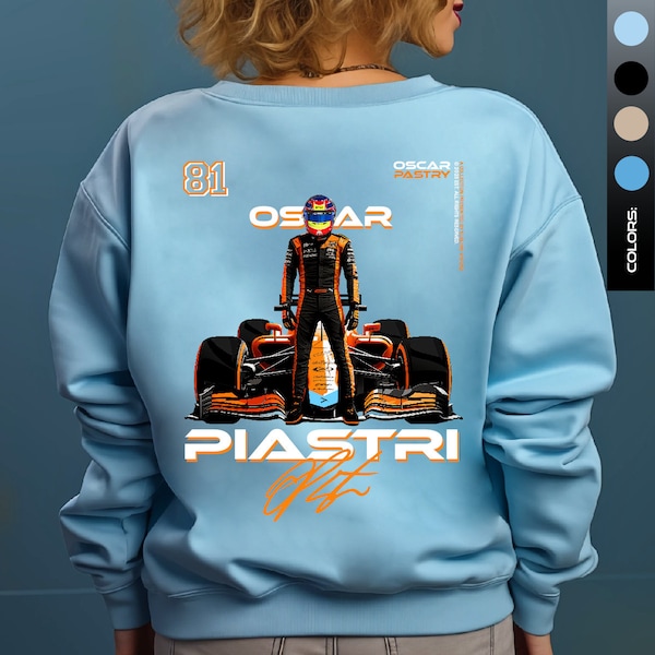 Oscar Piastri Formula 1 Sweatshirt/Shirt/Hoodie McLaren