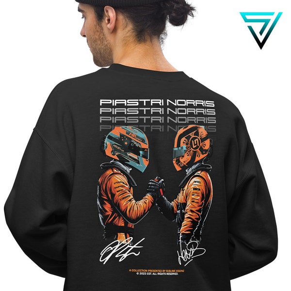 Norris Piastri Sweatshirt Formula 1 McLaren Lando Norris Oscar Piastri