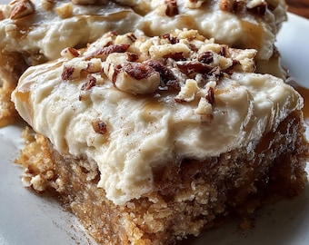 Brown Sugar Banana Cream Dream Cobbler Bars Recipe Printable PDF Recipe, Digital Download