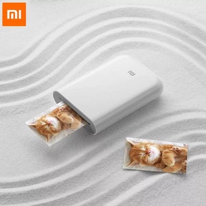 Xiaomi Mi Portable Photo Printer Inkless 3-Inch Back Glue 300dpi Ar Photo  Diy Share Xiaomi