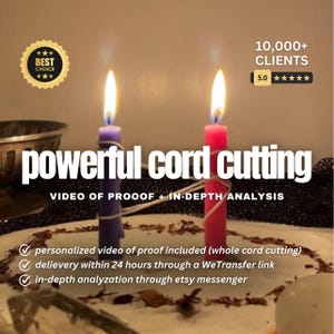 CORD CUTTING  | Bad Energy Removal | Break Up Spell | Personalised Cord Cutting | Spell For Cutting Cords | Protection Spell | hex removal