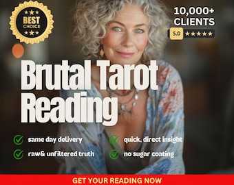 Brutal Tarot Reading | Same Day Psychic Insight