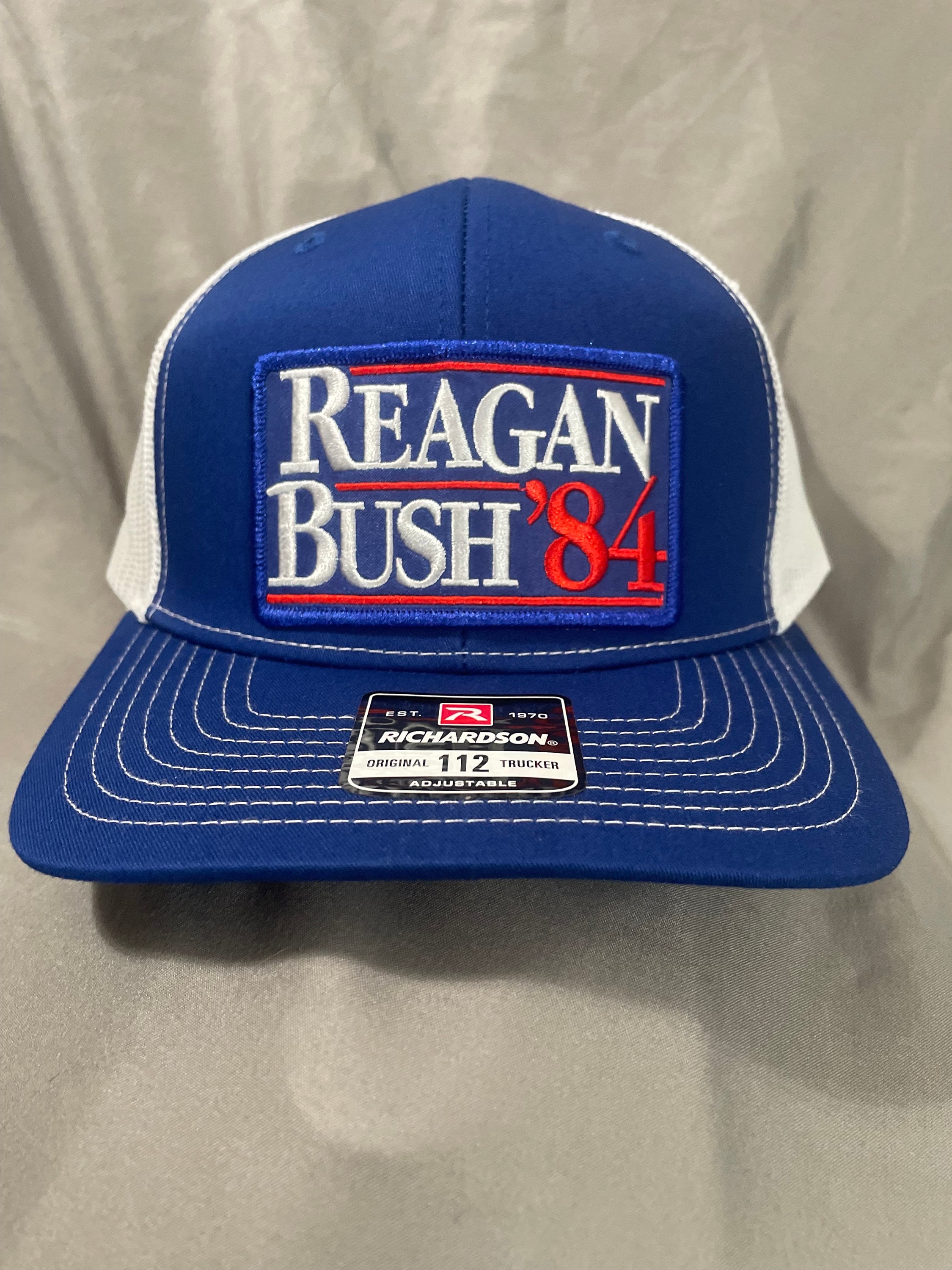 Custom “reagan/bush 84” Richardson 112 Trucker Hat - Etsy