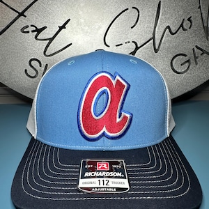 Custom “Braves a” Richardson 112 Trucker Hat
