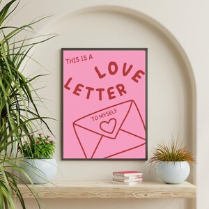This is a love letter to myself wall art