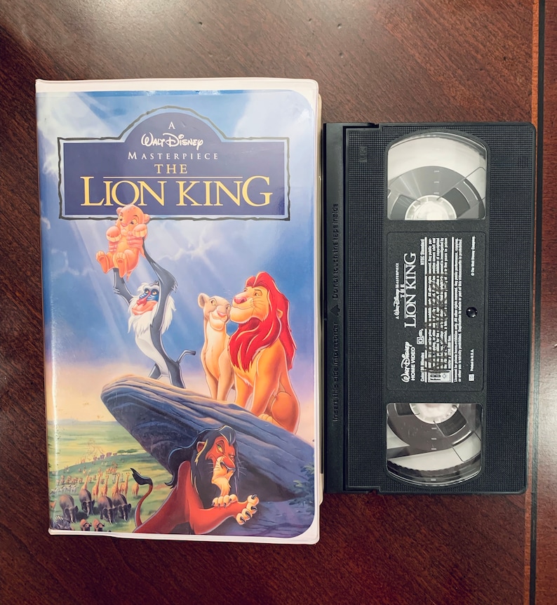 The Lion King VHS 1995 Disney Black Diamond VHS Rare 1st Etsy