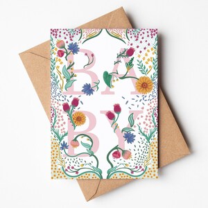 carte de vœux florale | Nouvelle carte bébé | de félicitations pour bébé | Bébé garçon | faire-part bébé | Carte de fête de naissance | Carte de voeux bébé | Carte nouvelle maman