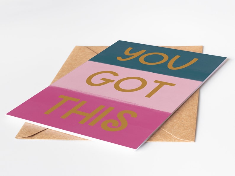 You've Got This Card, Good Luck Card, You Can Do It - Encouragement Card, Job Interview, New Job, Exams, Driving Test Card, UK Shop