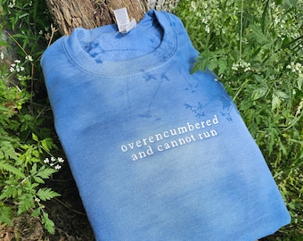 Video Game Quote Embroidered Sweatshirt || Unisex Crewneck