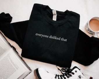 Video Game Quote Embroidered Sweatshirt || Fantasy || Unisex Crewneck