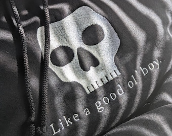 Video Game Skull Embroidered Sweatshirt || Quote || Unisex Crewneck