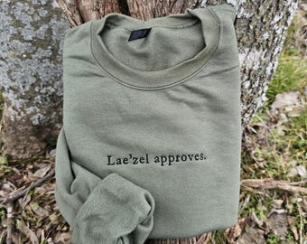 Video Game Quote Embroidered Sweatshirt || Fantasy || Unisex Crewneck