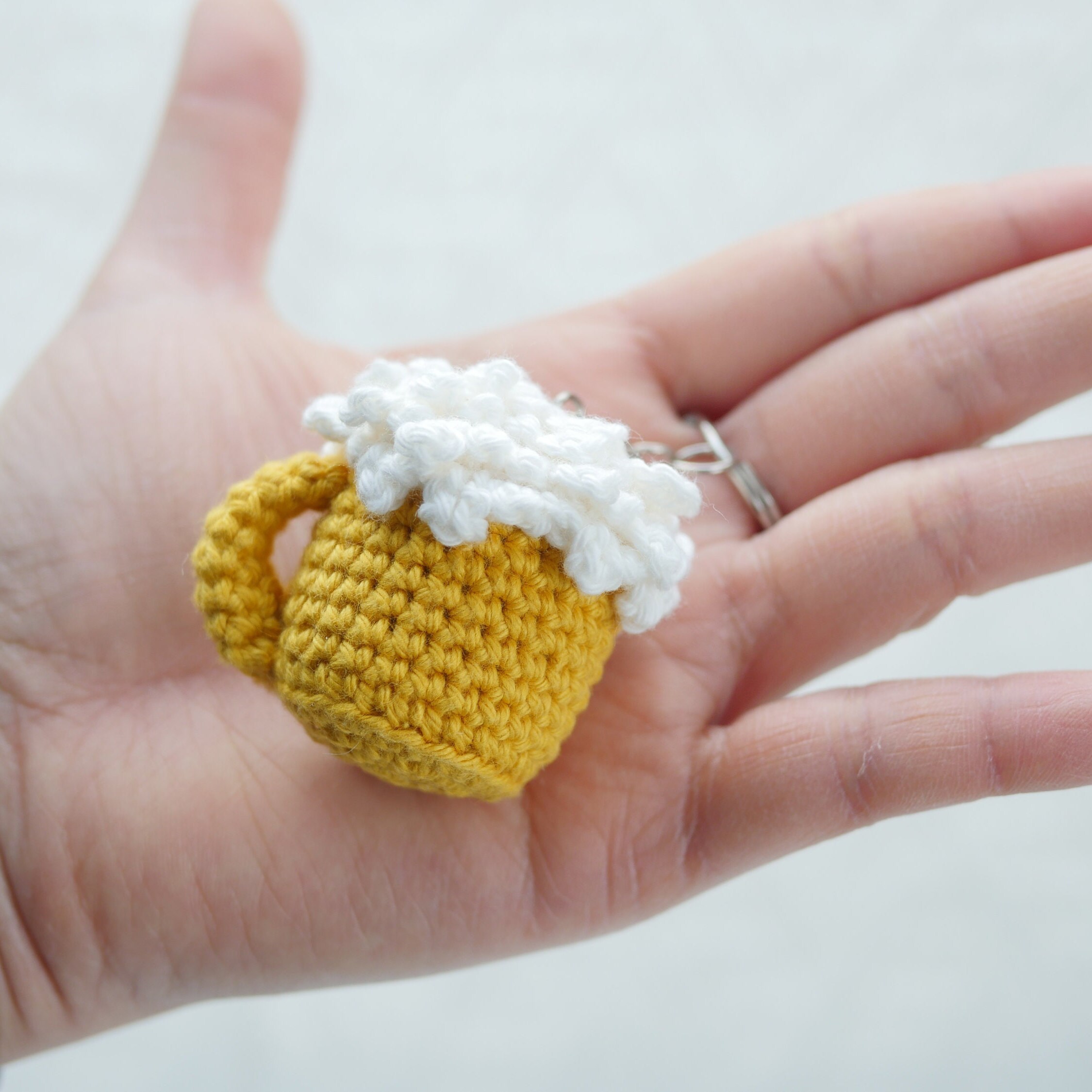 Crochet Beer Mug Keychain crochet Keychain beer Lover Gift Etsy Canada