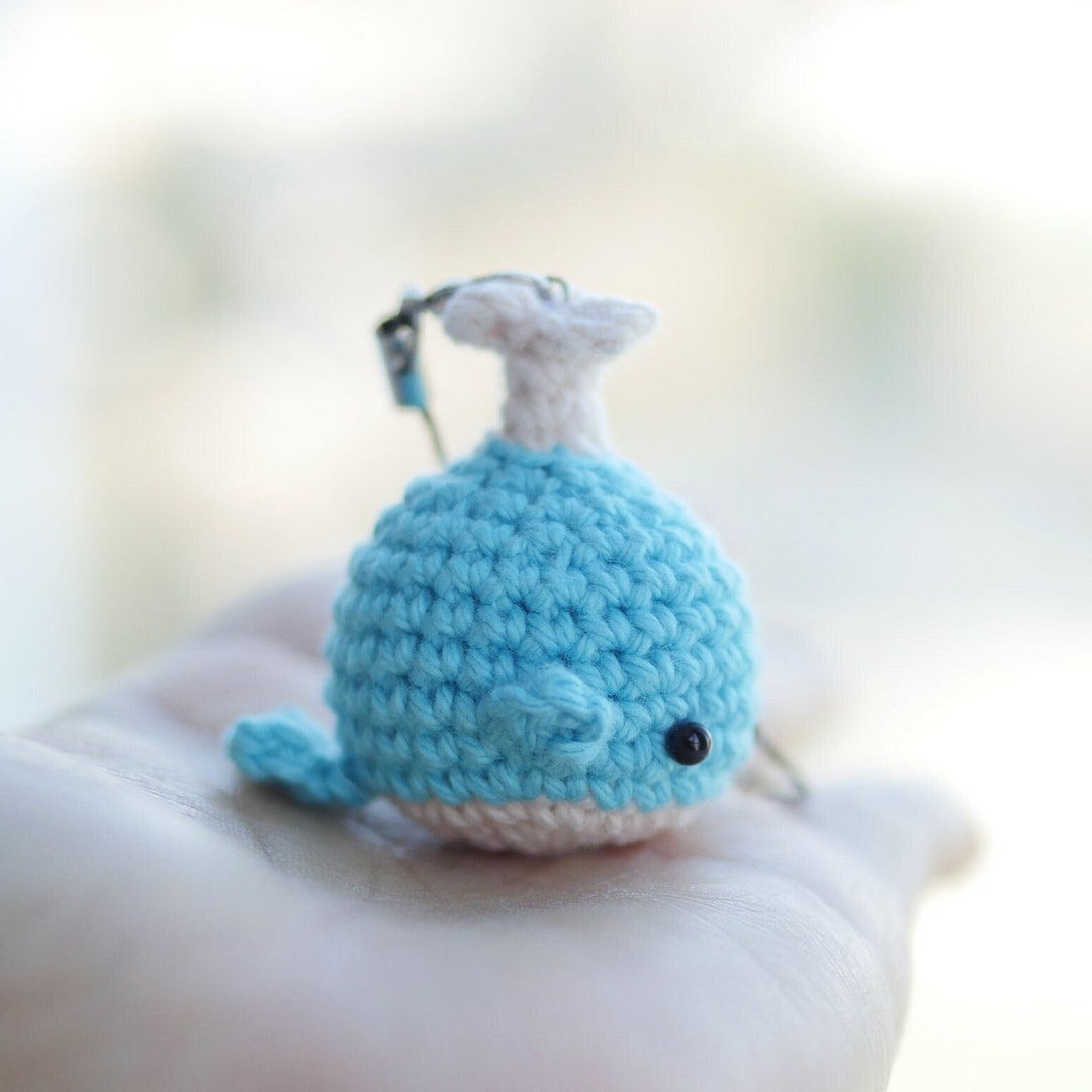 Crochet Whale Keychain crochet Keychain beer Lover Gift Etsy