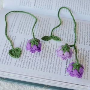 Crochet Lily of the Valley bookmark | Gift idea for lovers of reading| Pinterest Accessory for Bookworms| Book Accessory| Bag Hangings