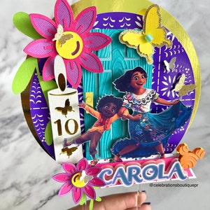 Encanto Cake Topper, Encanto Birthday Party, Encanto Party Decoration, Encanto personalized cake topper, Cake topper