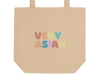 Very Asian Organic Cotton Tote Bag: Filipino Food Pride